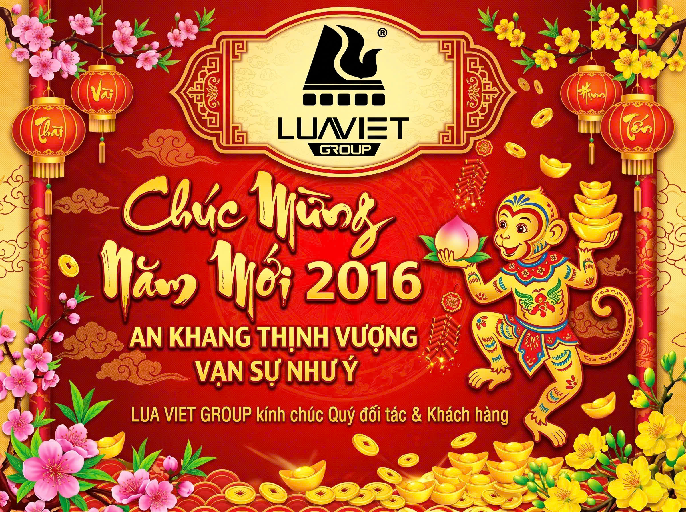 Thư chúc mừng năm mới 2016 của Tổng Giám đốc