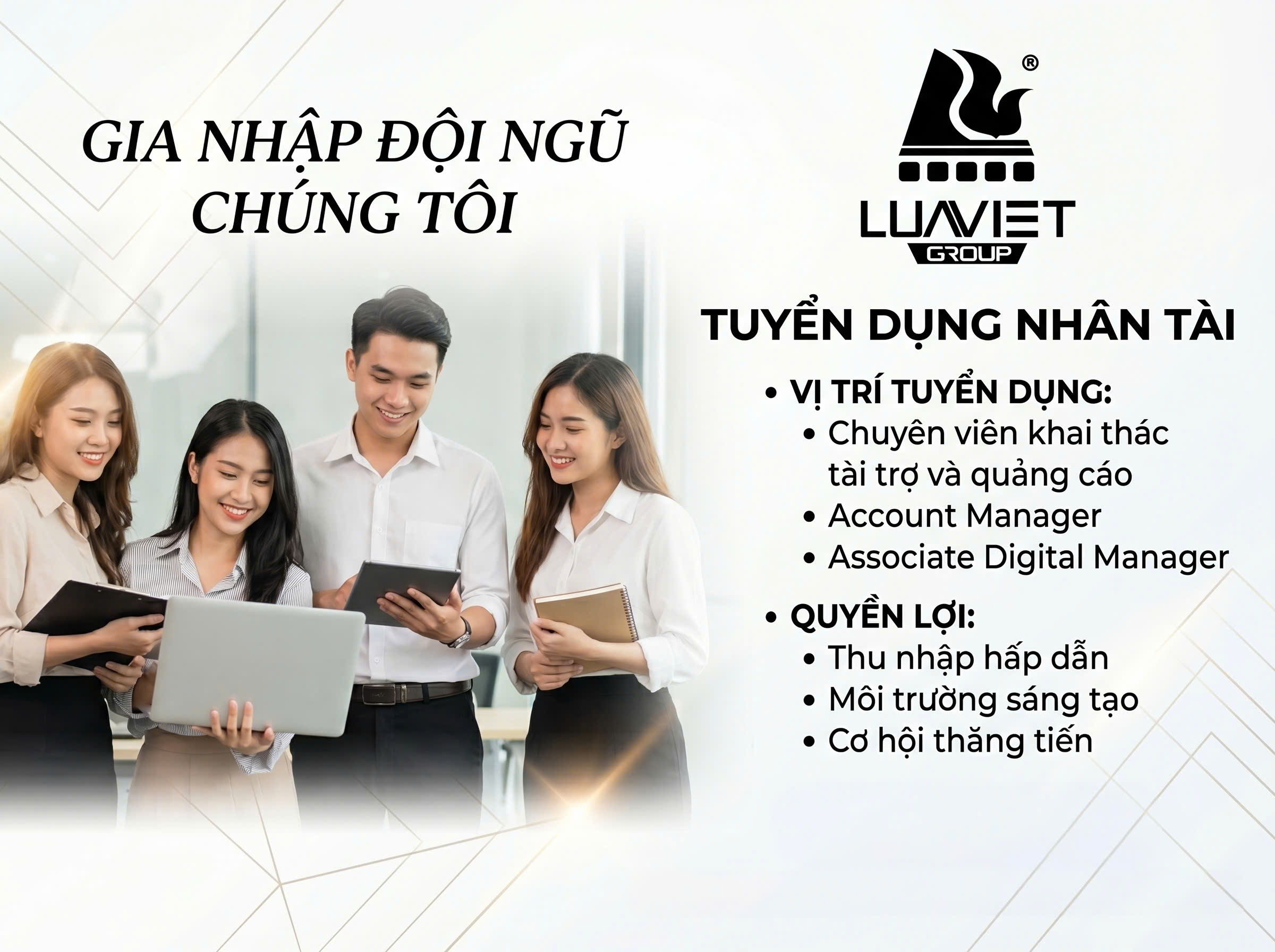 Bản tin tuyển dụng Lửa Việt tháng 04/2016